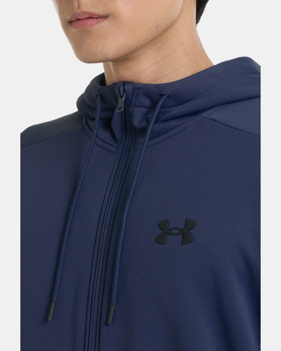 Men's Armour Fleece® Full-Zip Hoodie in Blue image number 7